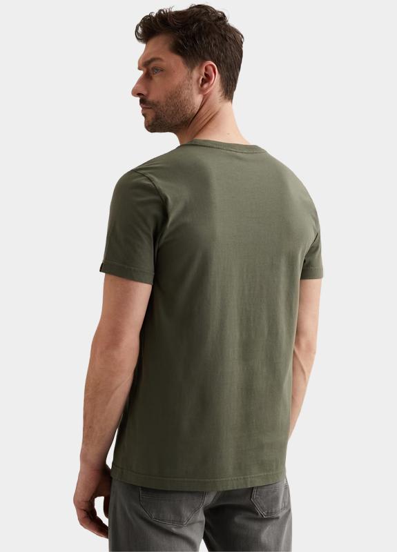 PME Legend T-shirt korte mouw Groen Short sleeve r-neck play heav PTSS2603565/6150