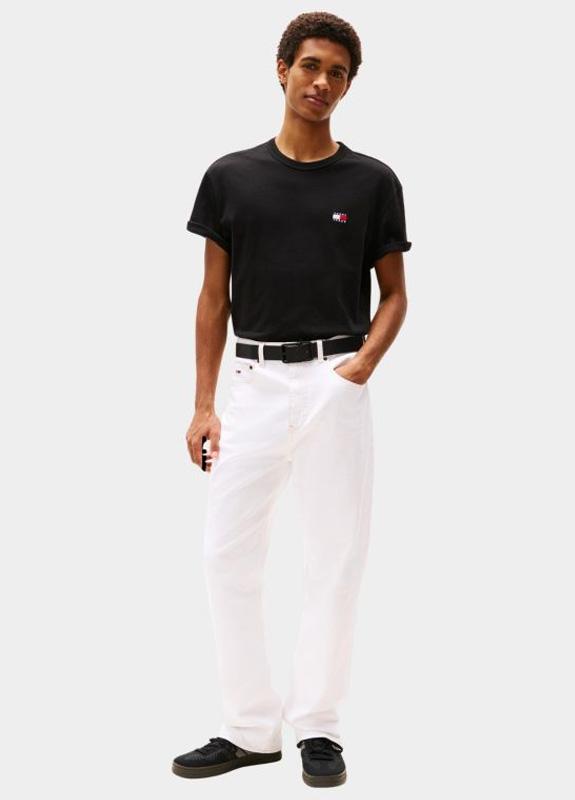 Tommy Jeans T-shirt korte mouw Zwart TJM REG BADGE TEE EXT DM0DM20322/BDS