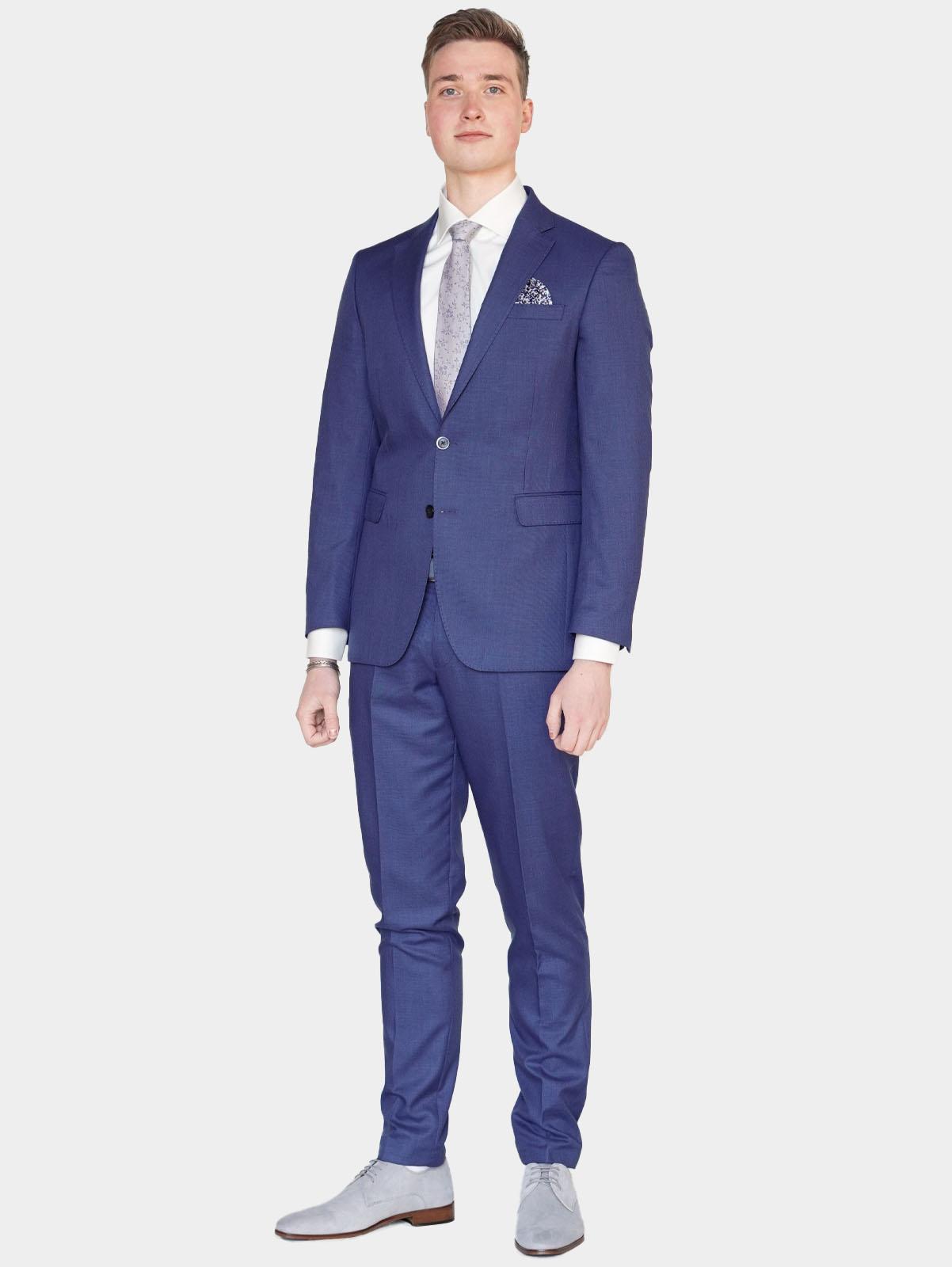 Bos Kostuum Blauw Fresco Modern Fit BS20/02802