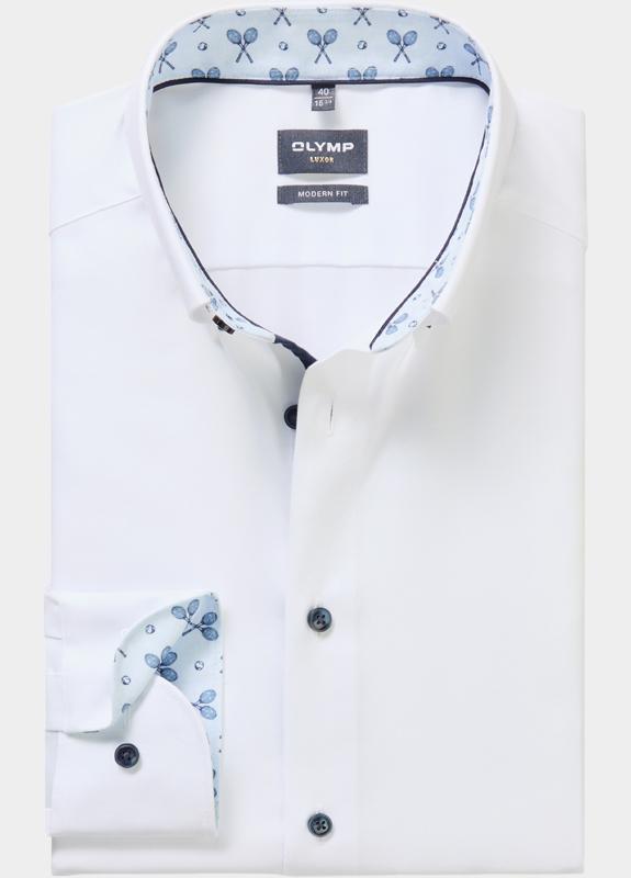 Olymp Zakelijk overhemd heren Wit Luxor 136214/00