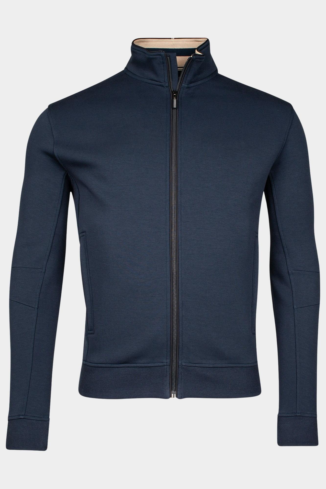 Baileys Vest Blauw Sweat Cardigan Zip 512286/69