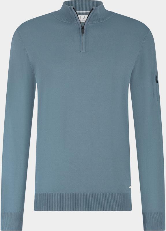 Born With Appetite Half Zip Blauw Race Pull Halfzip BWA00005RA41/4016
