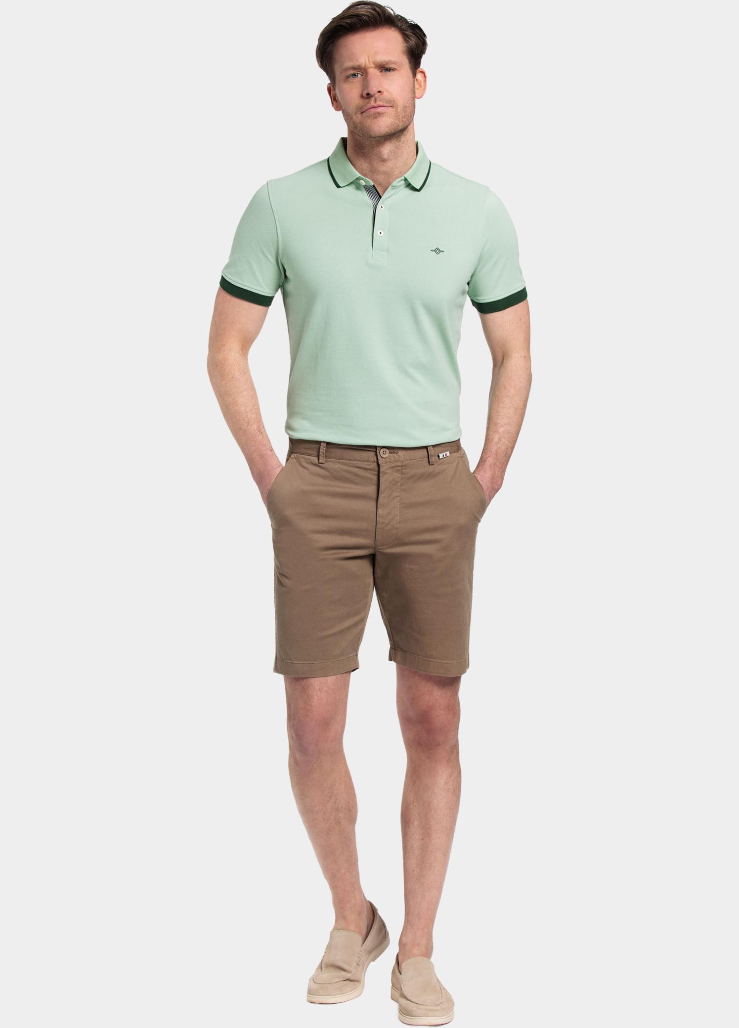Giordano Korte Broek heren Bruin Stockholm Short Garment Dyed 411115/83