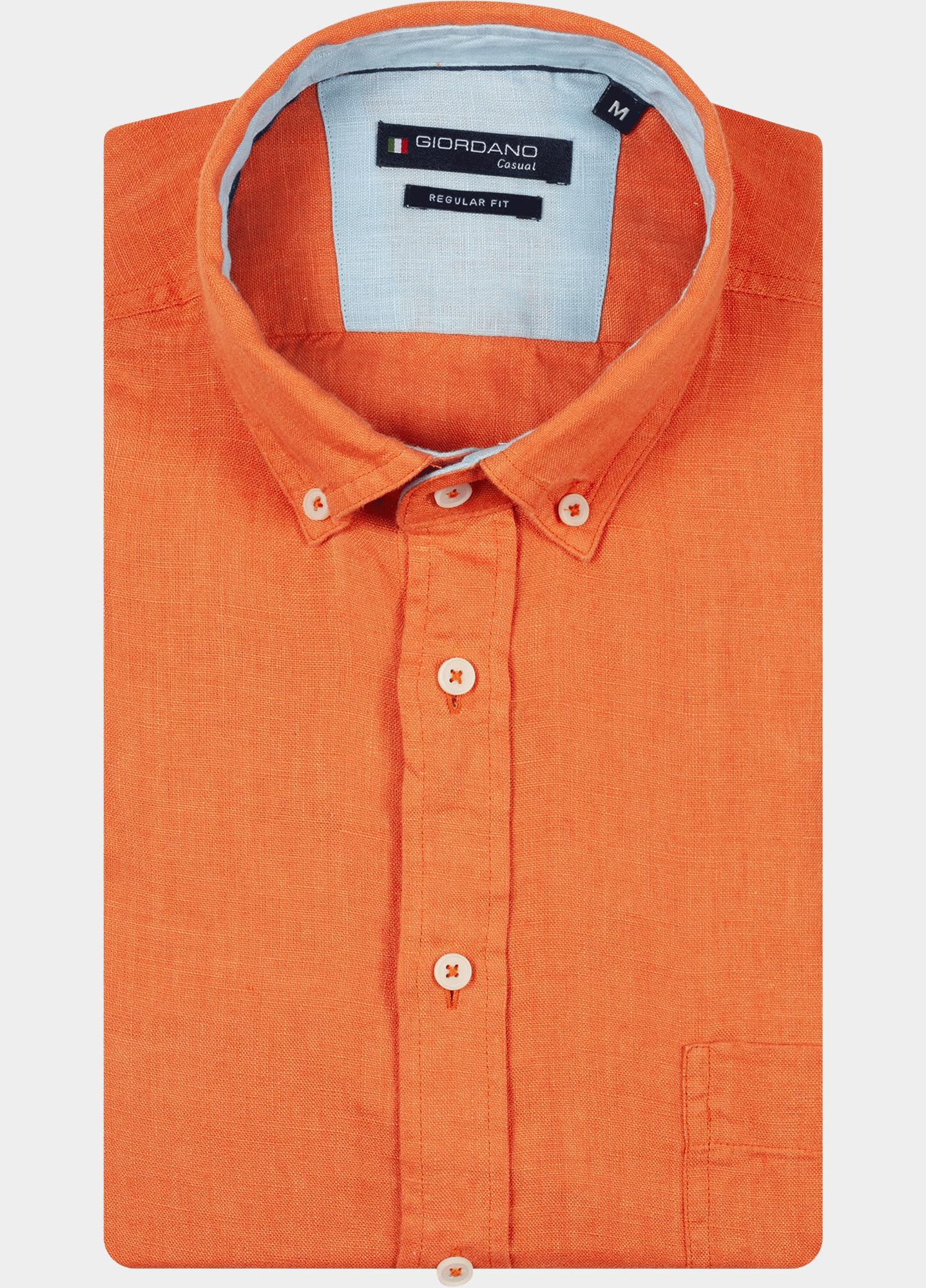 Giordano Overhemd heren Rood Ivy Long Sleeve Button Down S 617009/32