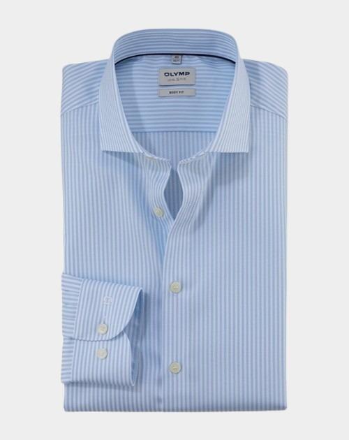 Olymp Business hemd lange mouw Blauw Level Five 209774/11