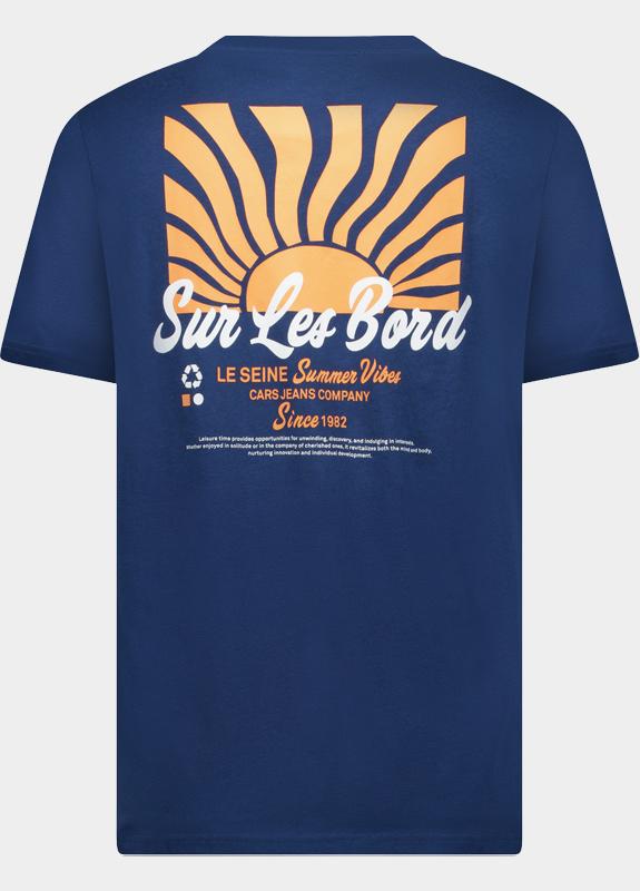 Cars Jeans T-shirt korte mouw Blauw Ritzo 62371/12