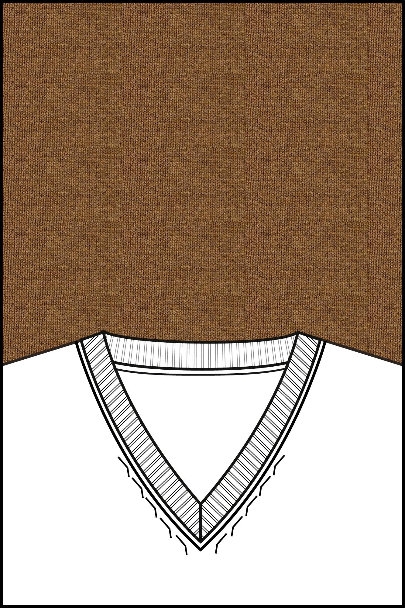 Baileys Pullover Bruin V-Neck Pullover Pima Cotton 1 528100/885