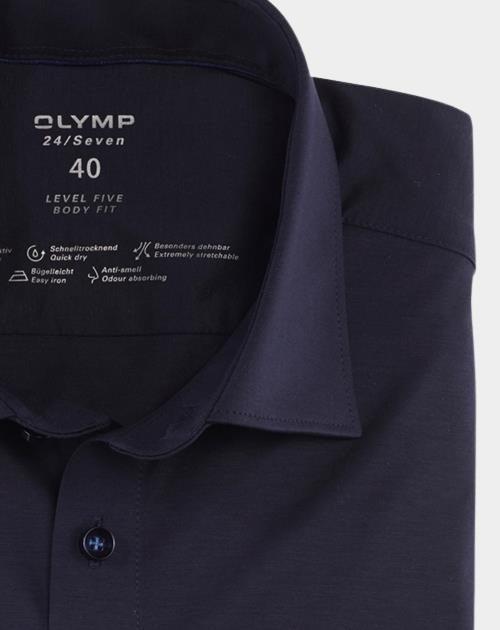 Olymp Business hemd korte mouw Blauw 2008/62 Hemden 200862/18