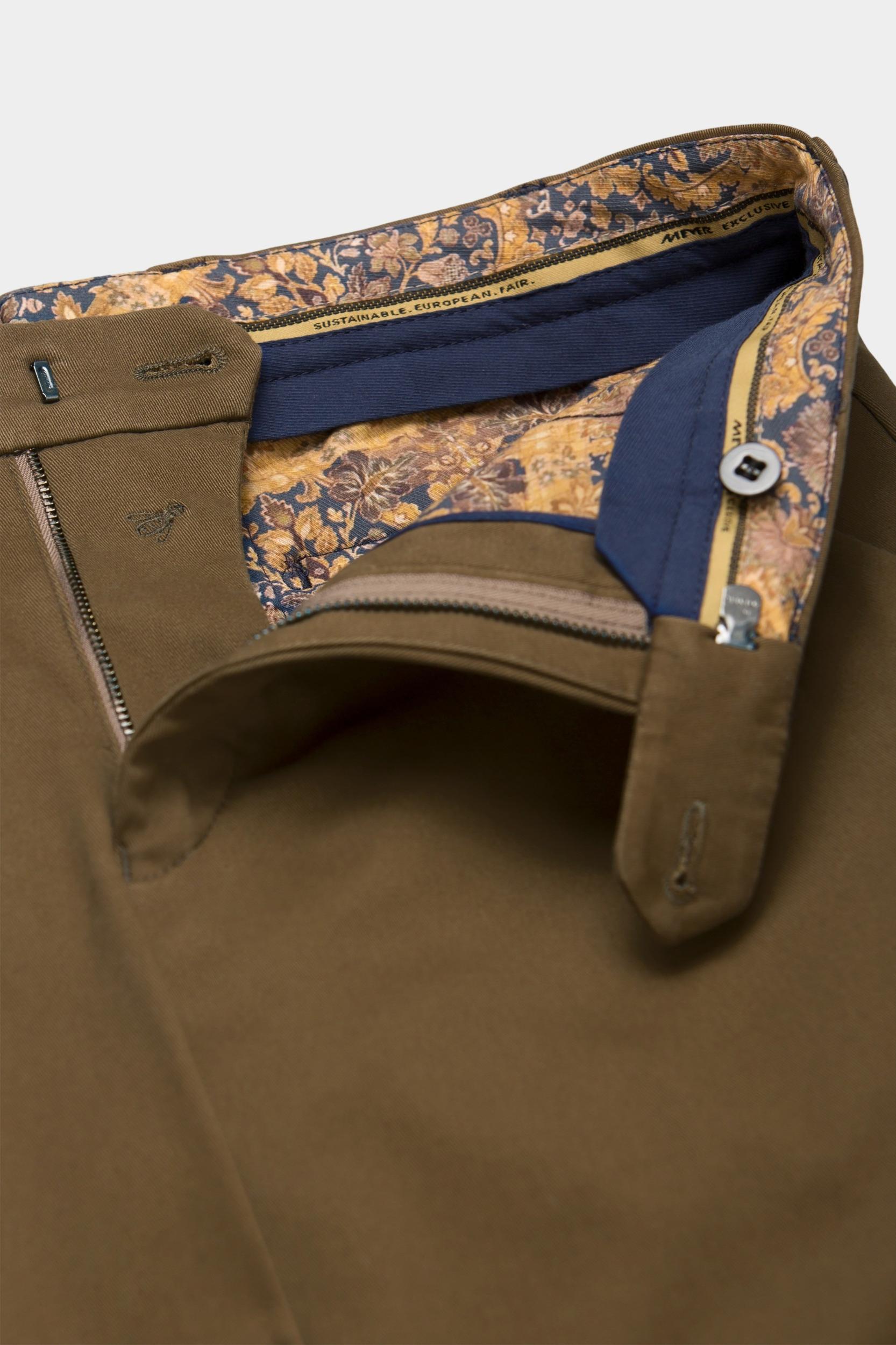 Meyer Katoenen Broek Bruin BONN Art.2-8609 1022860900/43
