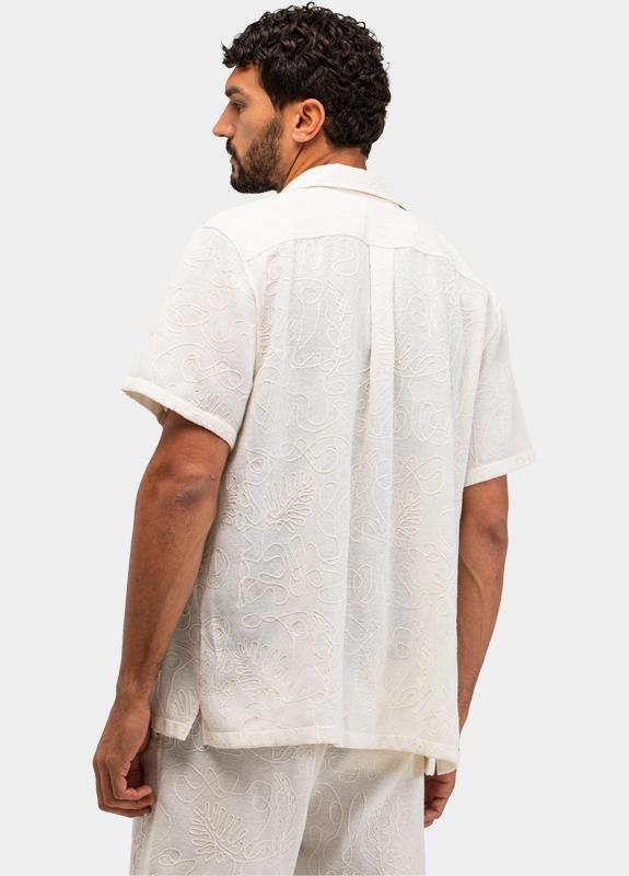 Butcher of Blue Casual hemd korte mouw Wit Alex Resort M2614050/112