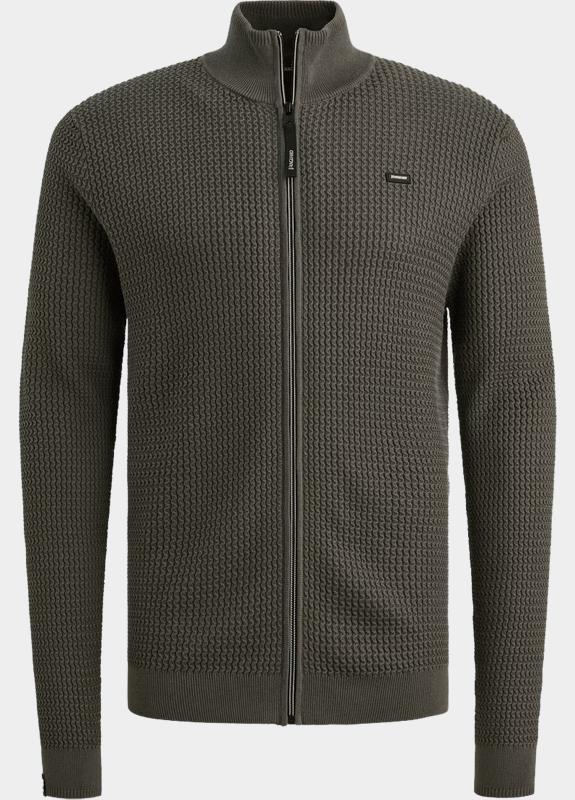 Vanguard Vest Grijs Zip jacket cotton modal VKC2511370/9161