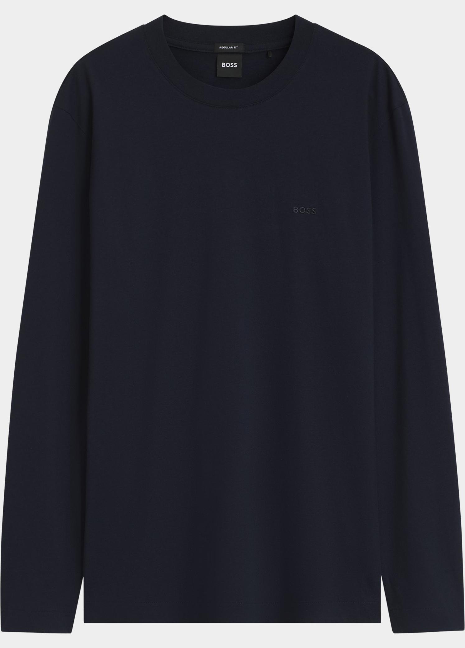 BOSS Black longsleeve heren Blauw H-Talley 01 10281524 01 50567762/404