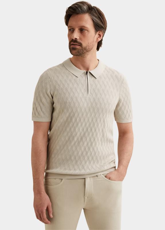 Vanguard Polo heren Beige Short sleeve polo cotton moda VPSS2602818/9017