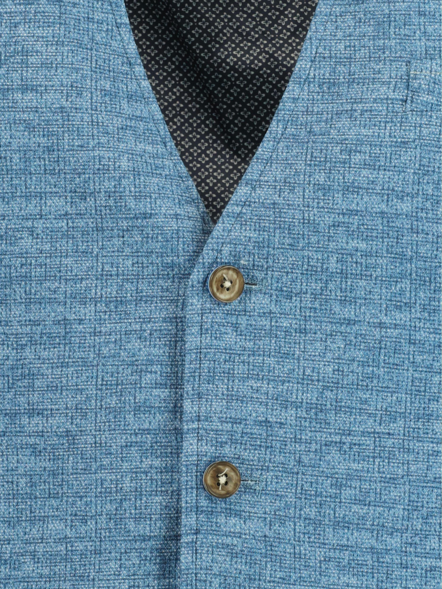 Scotland Blue Gilet Blauw Kris Waistcoat 19111KR56SB/240 blue