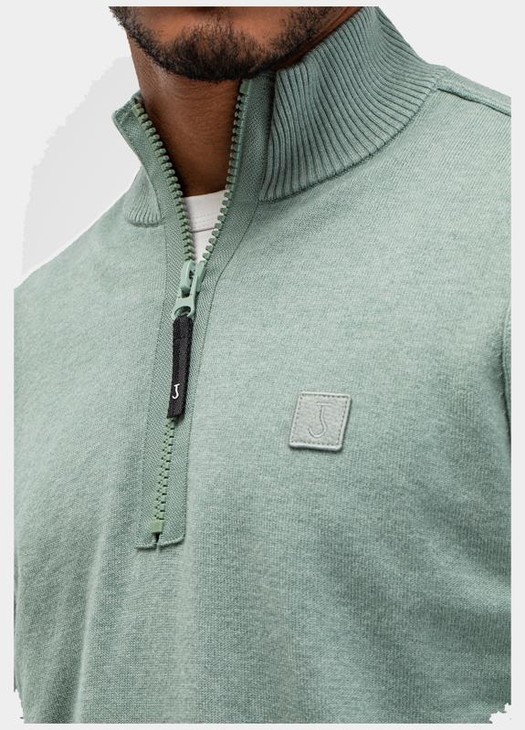 Butcher of Blue Half Zip Groen Clifden Halfzip 1926002/722