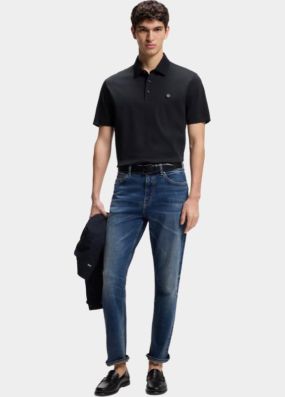 BOSS Black Polo korte mouw Blauw C-Parris 01 10263030 02 50555829/404