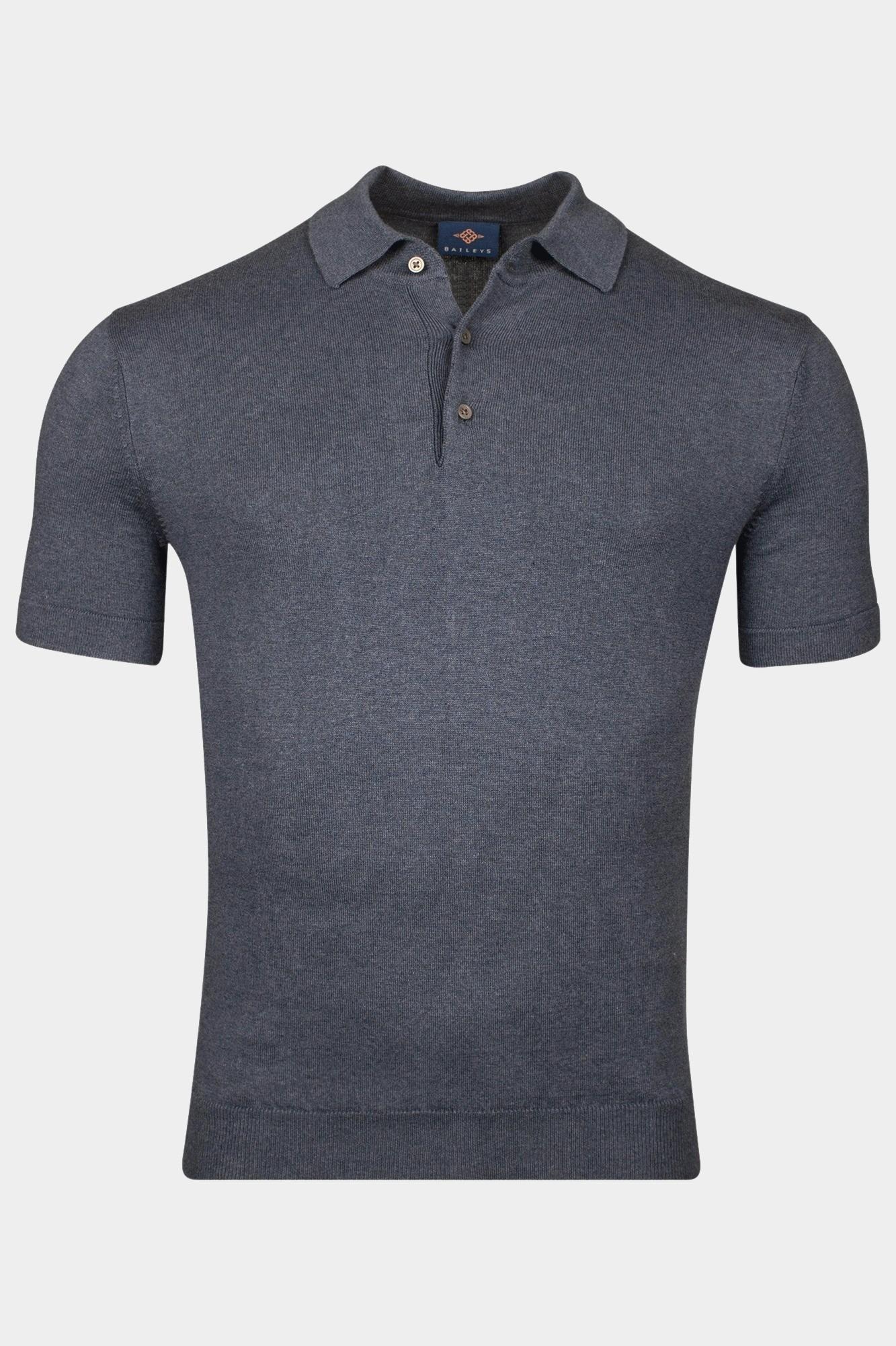 Baileys Polo korte mouw Blauw Polo knitted Pullover - SS 14 515788/675