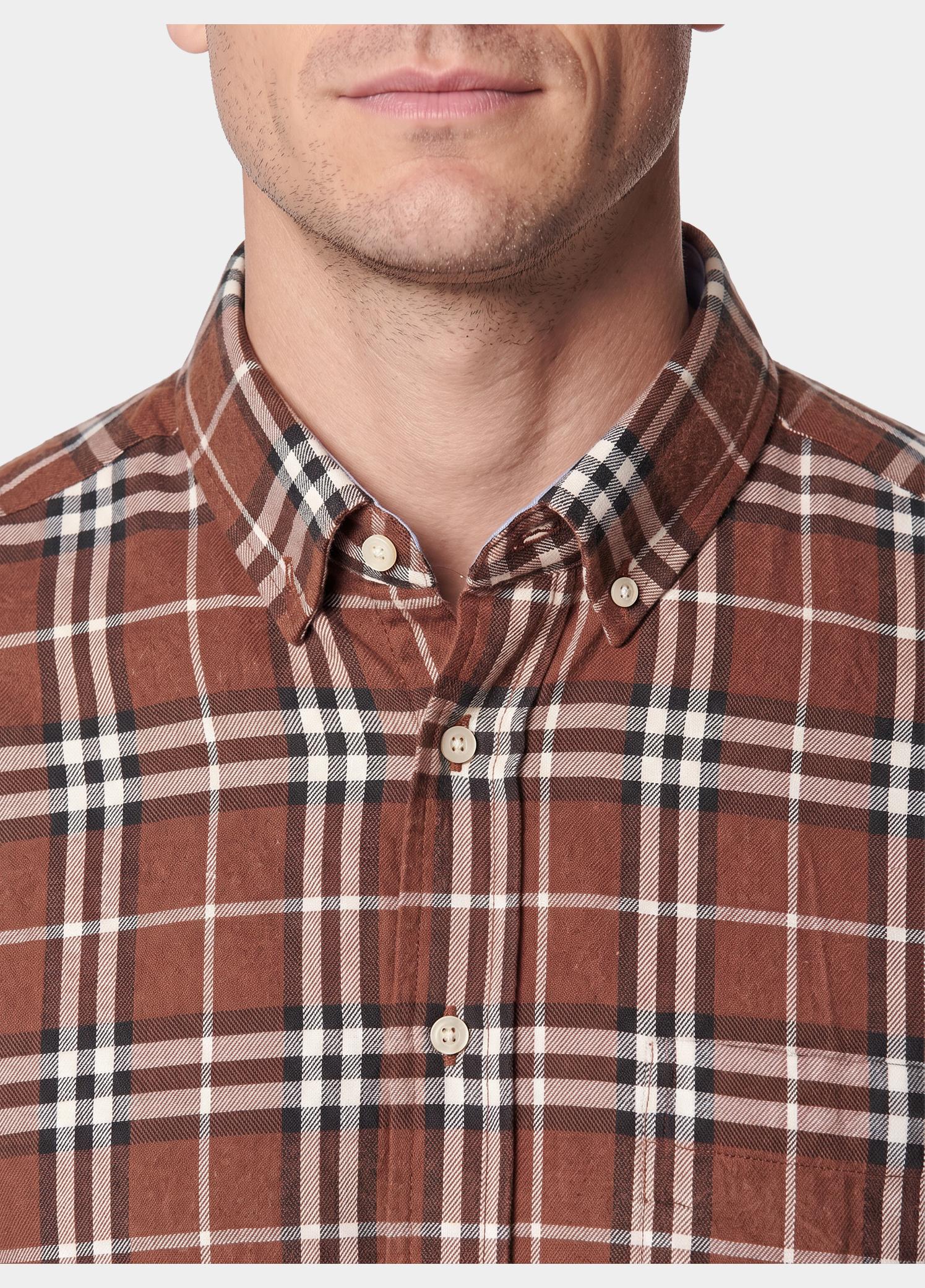 R.B. Boston Overhemd heren Rood Franklin 627670/85