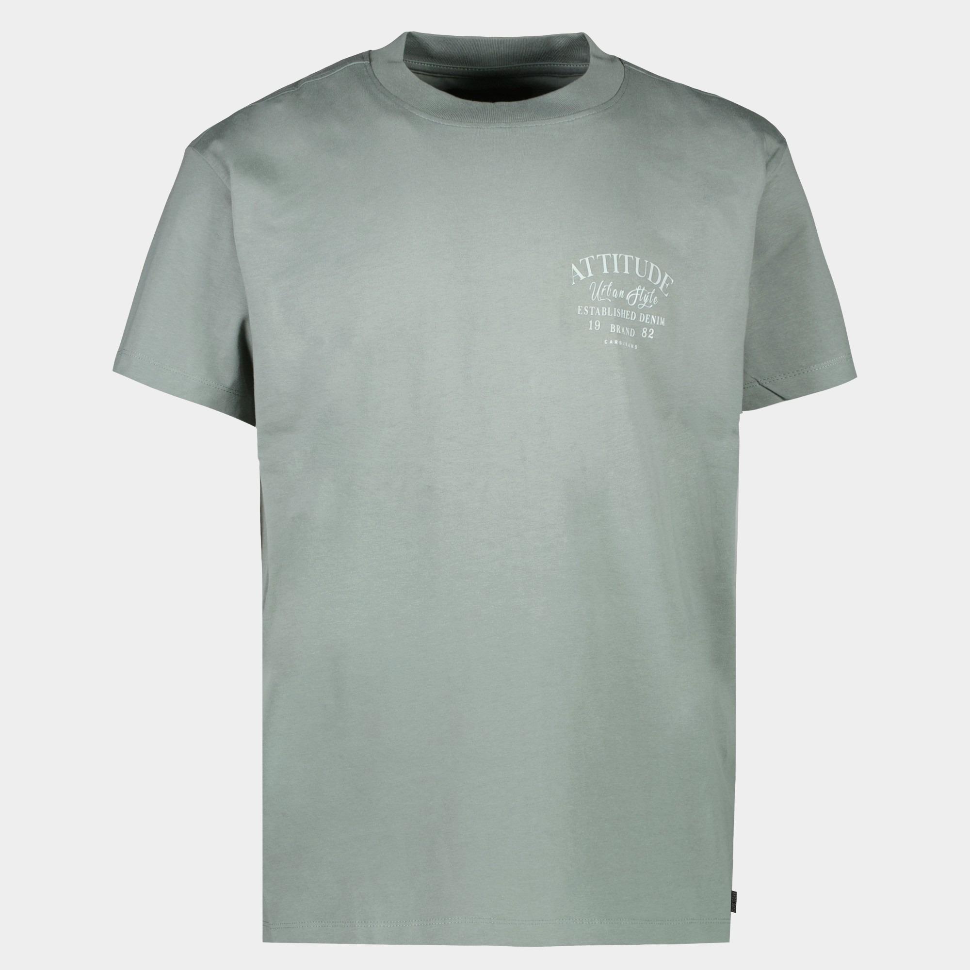 Cars Jeans T-shirt korte mouw Groen MEZZO 60750/47
