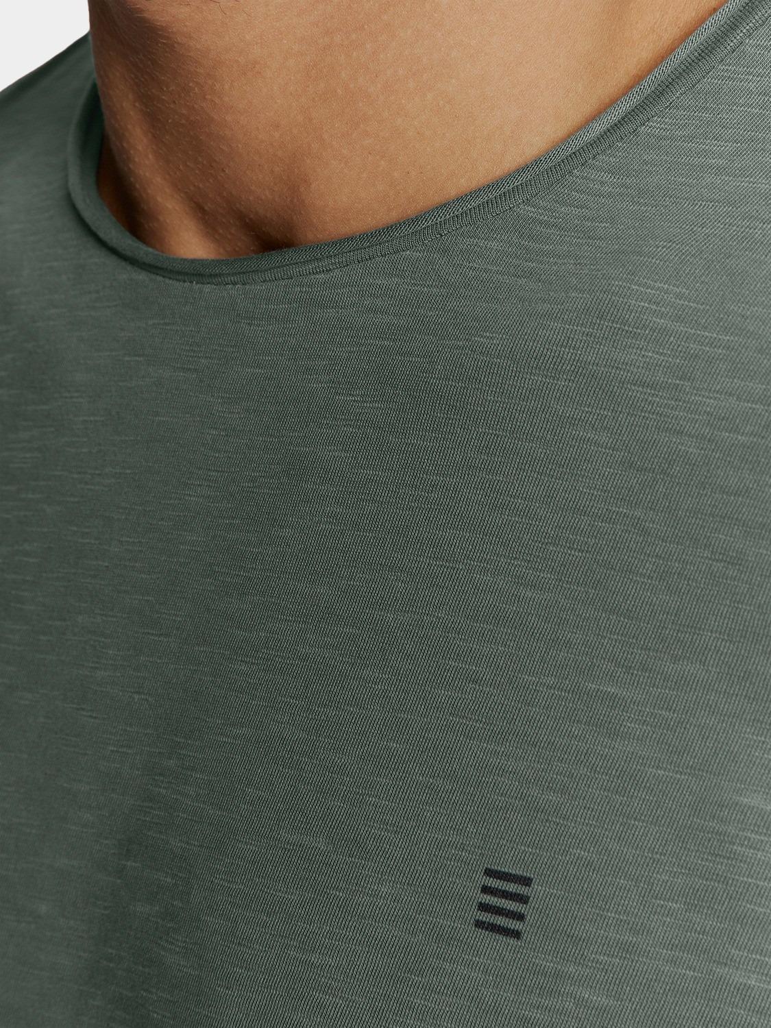 No Excess T-shirt korte mouw Blauw T-Shirt Crewneck Slub N3602/124