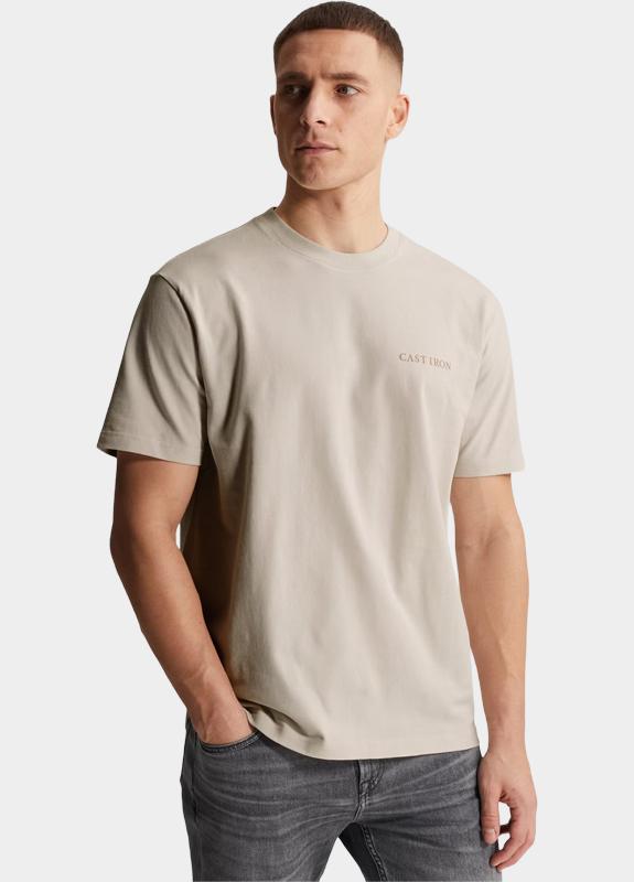 Cast Iron T-shirt korte mouw Wit Short sleeve r-neck relaxed f CTSS2603512/7178