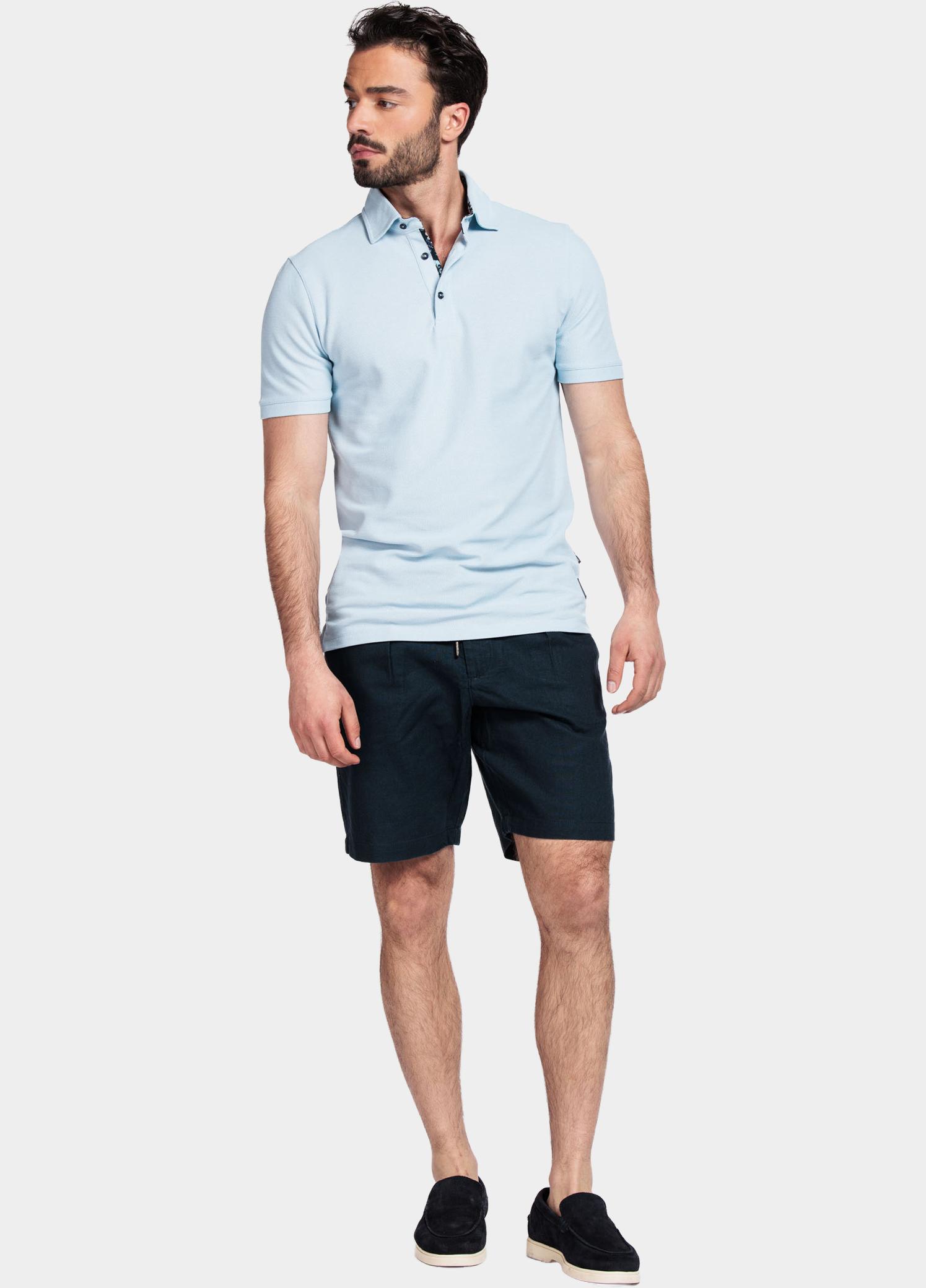 Giordano Polo heren Blauw Cortona short sleeve polo Pla 516598/61