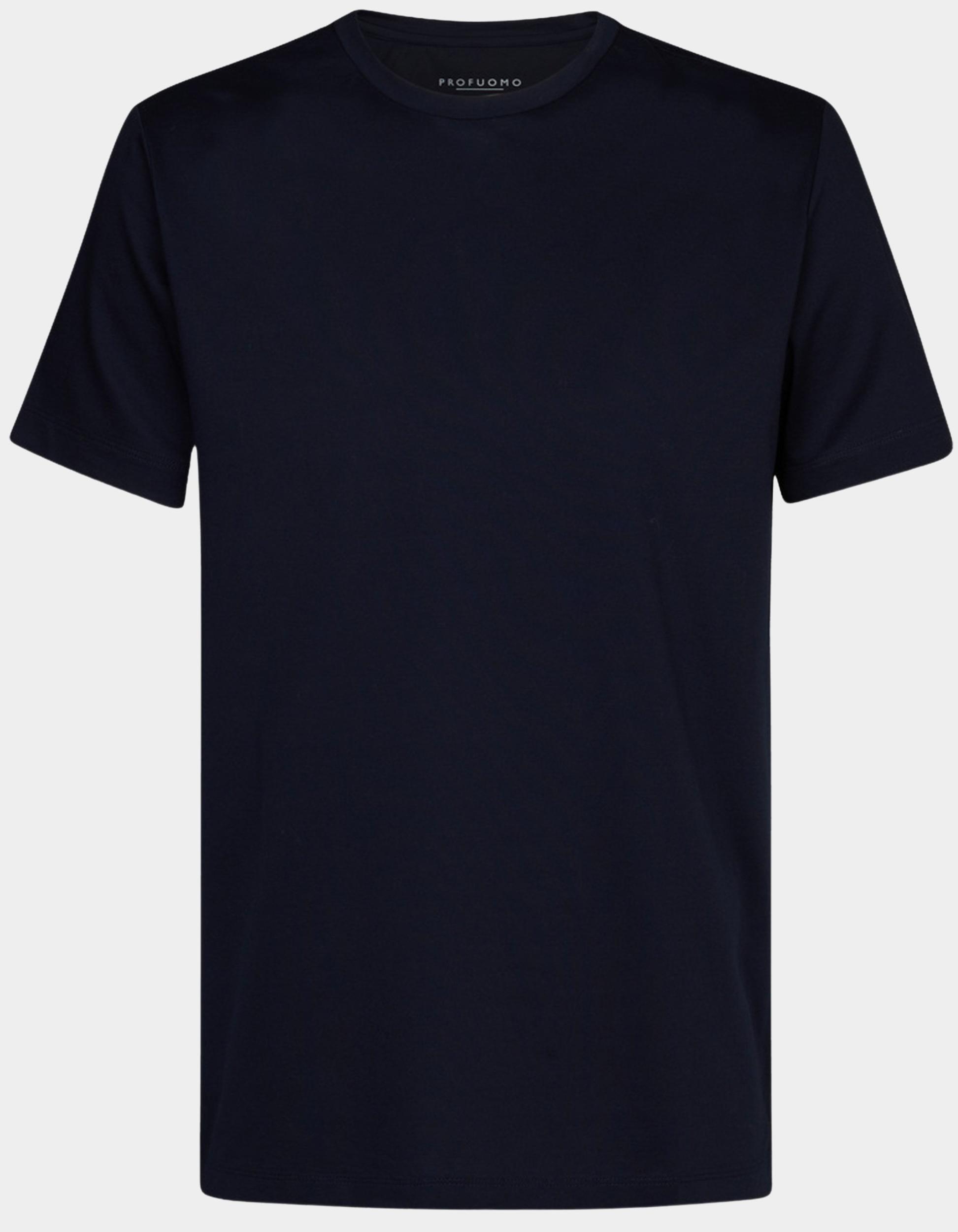 Profuomo T-shirt korte mouw Blauw  PPWT10017B/P