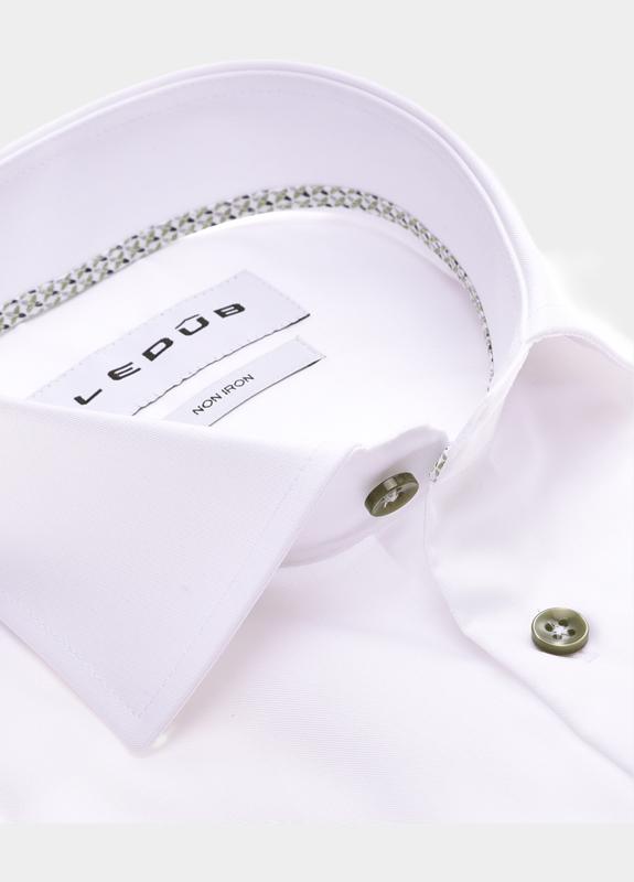 Ledub Business hemd lange mouw Wit  0143285/910-540-000