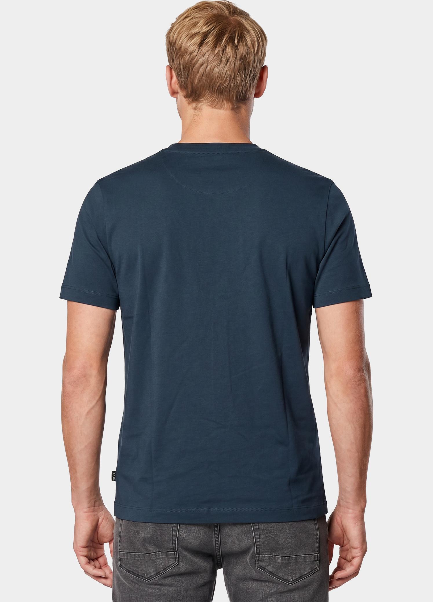 BOSS Black T-shirt heren Blauw Thompson 01 10241525 01 50468347/468