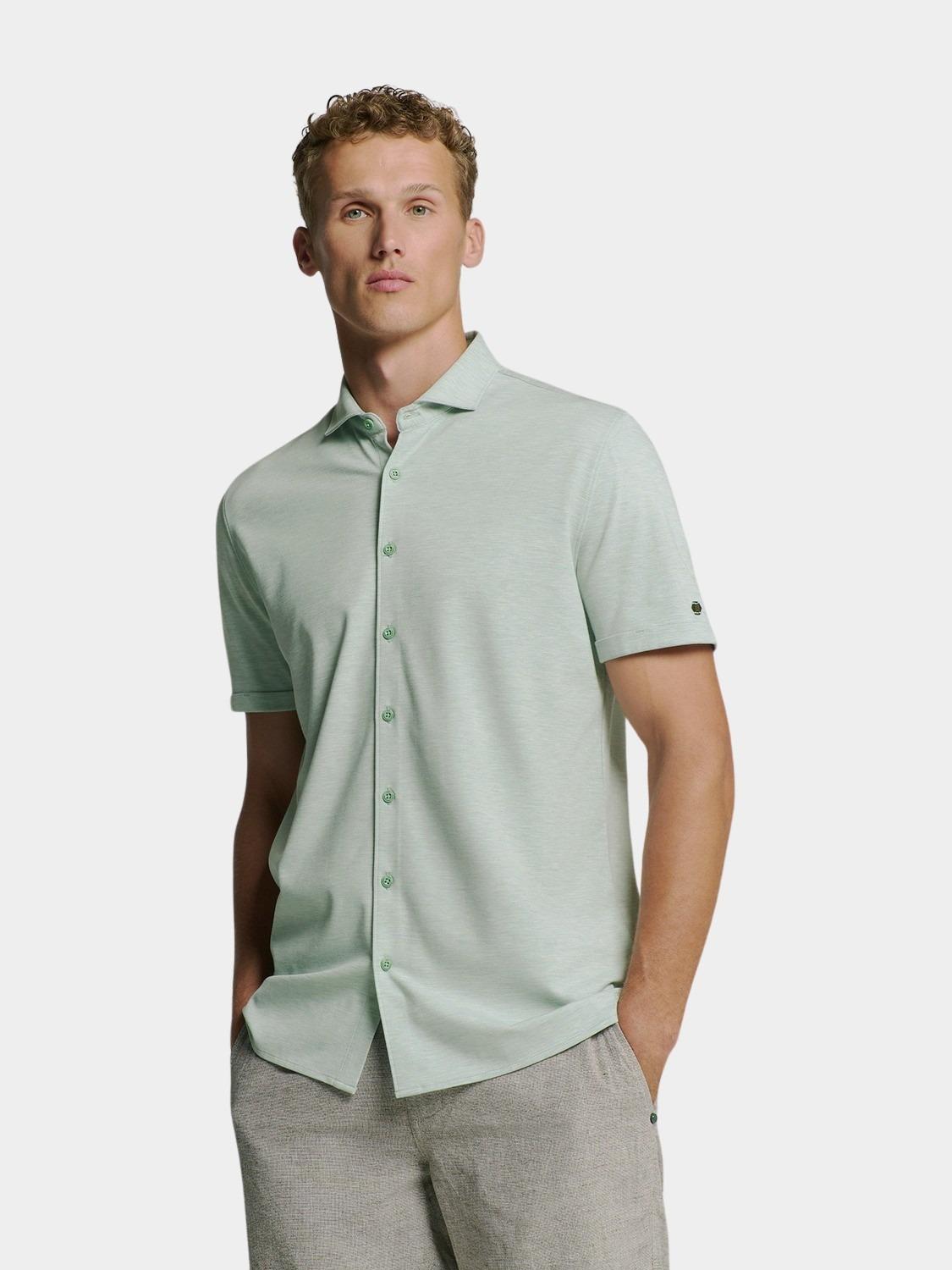 No Excess Casual hemd korte mouw Groen  27420381/058