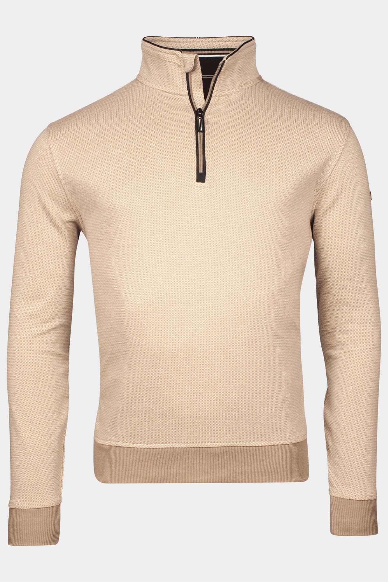 Baileys Half Zip Beige Sweatshirt 1/2 zip all over 2 513196/86
