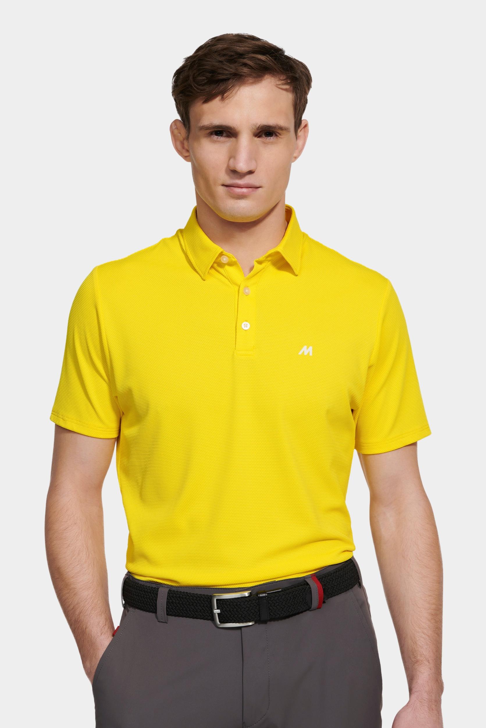 Meyer Polo korte mouw Geel RORY Art.9-9006 9519900600/42