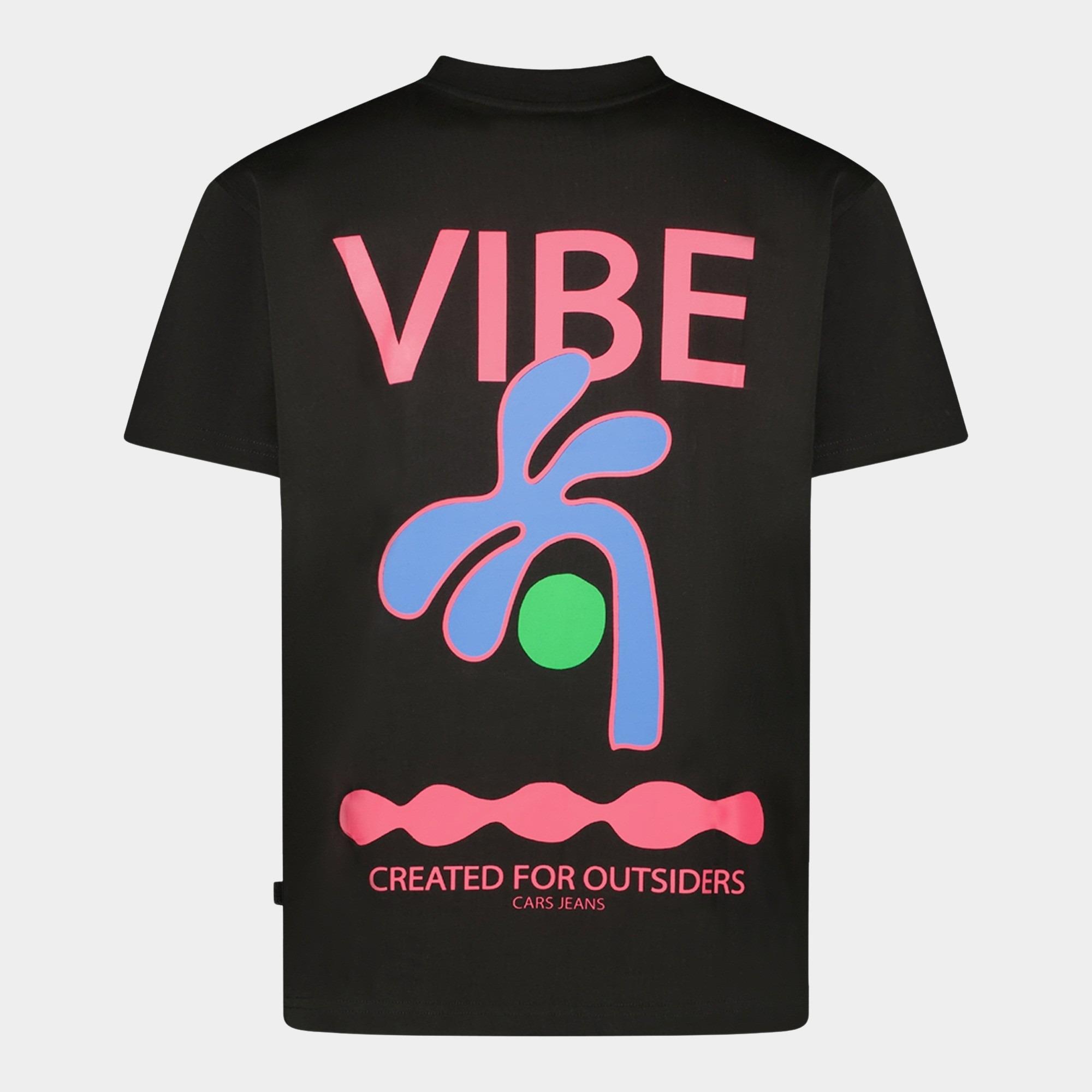 Cars Jeans T-shirt korte mouw Zwart TORINS 61979/01