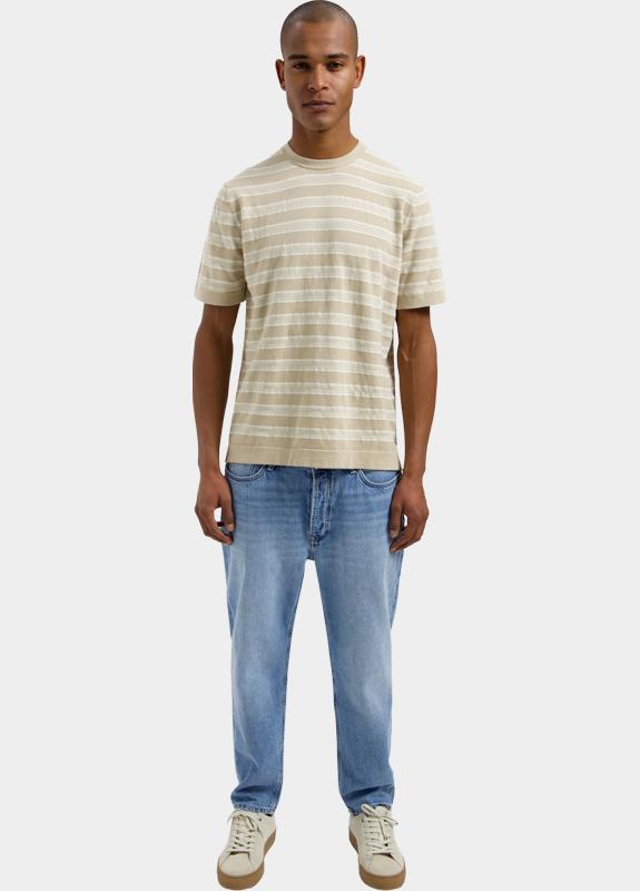 Dstrezzed Polo korte mouw Beige Nereo Tee 421004-SS26/251