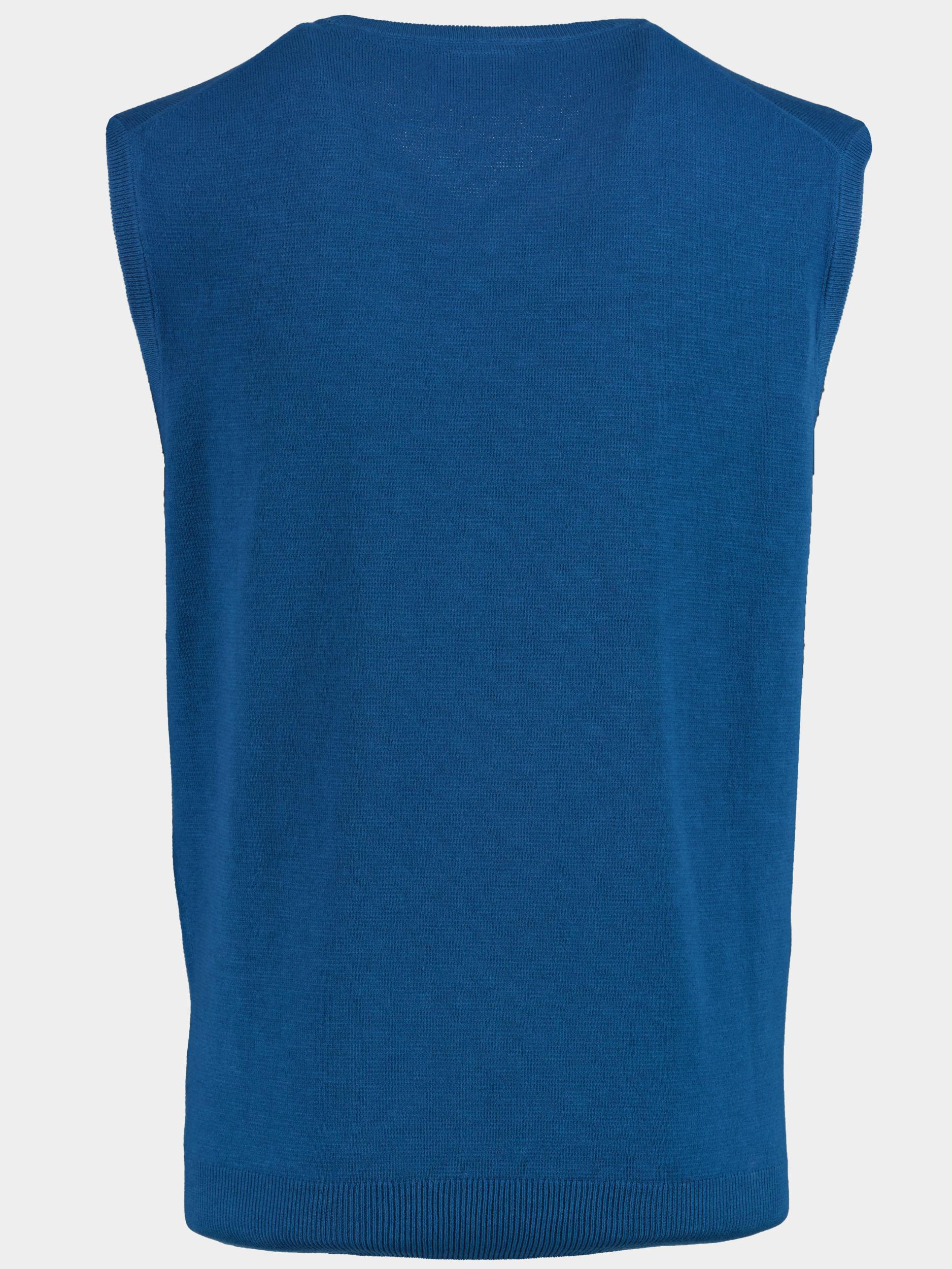 Basefield Spencer Blauw V Pullunder 219017027/608
