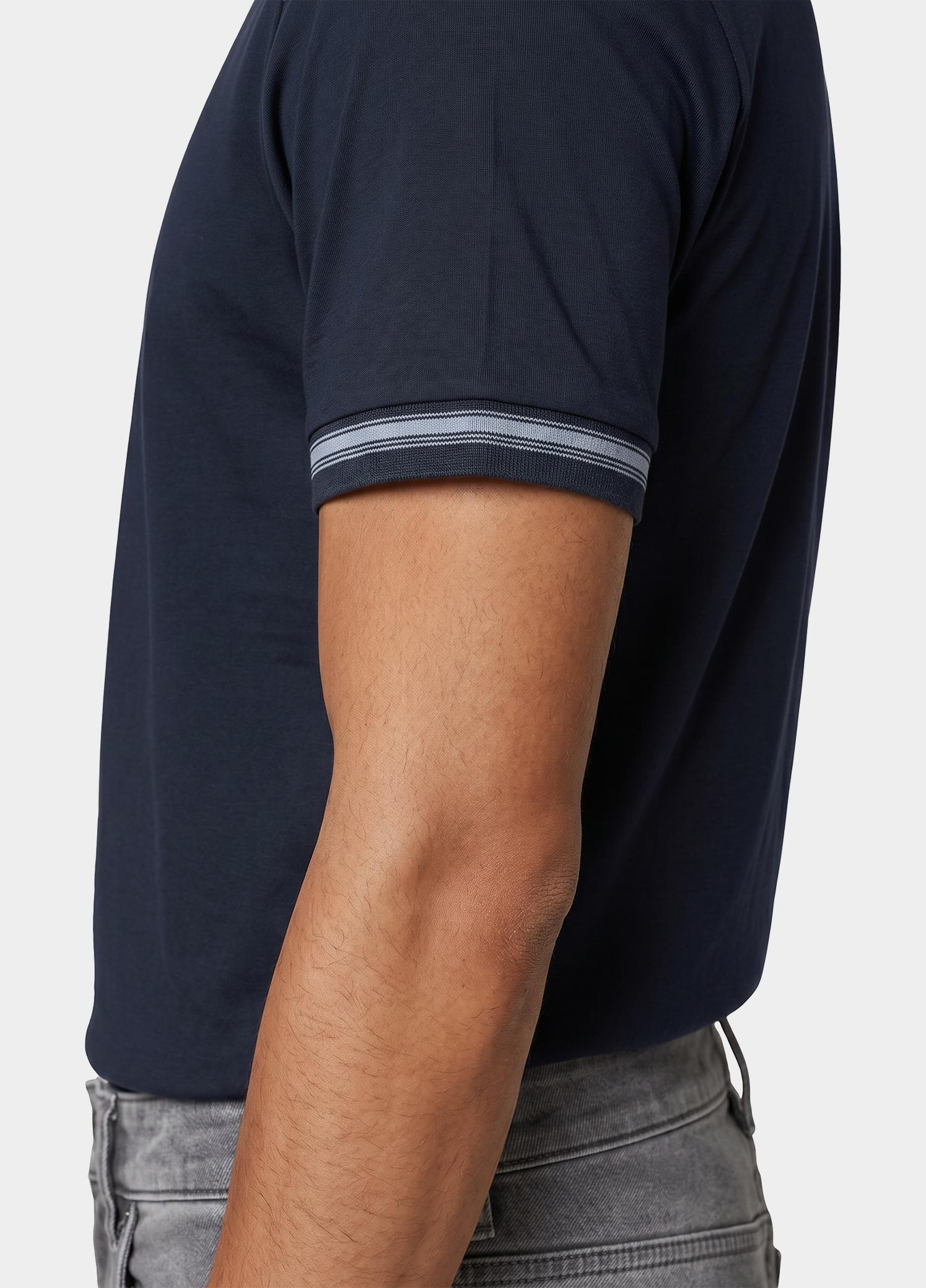 BOSS Black T-shirt heren Blauw H-Tessler 202 10277803 01 50554536/404