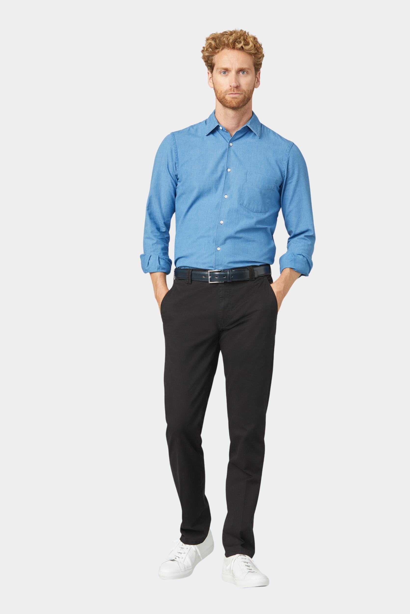 Meyer Katoenen Broek Zwart BONN Art.9-3004 1029300400/09