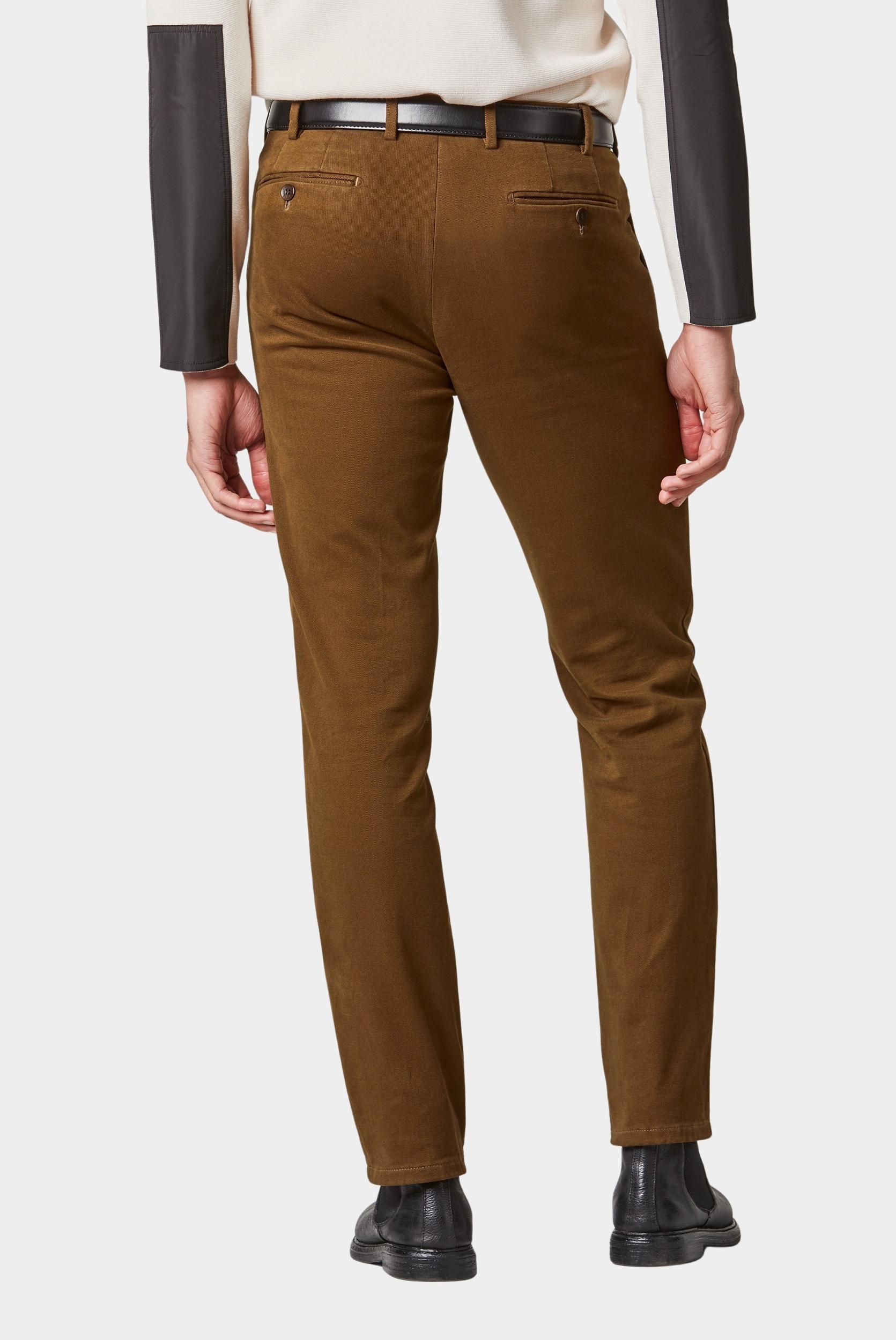Meyer Katoenen Broek Bruin BONN Art.2-8572 1022857200/43