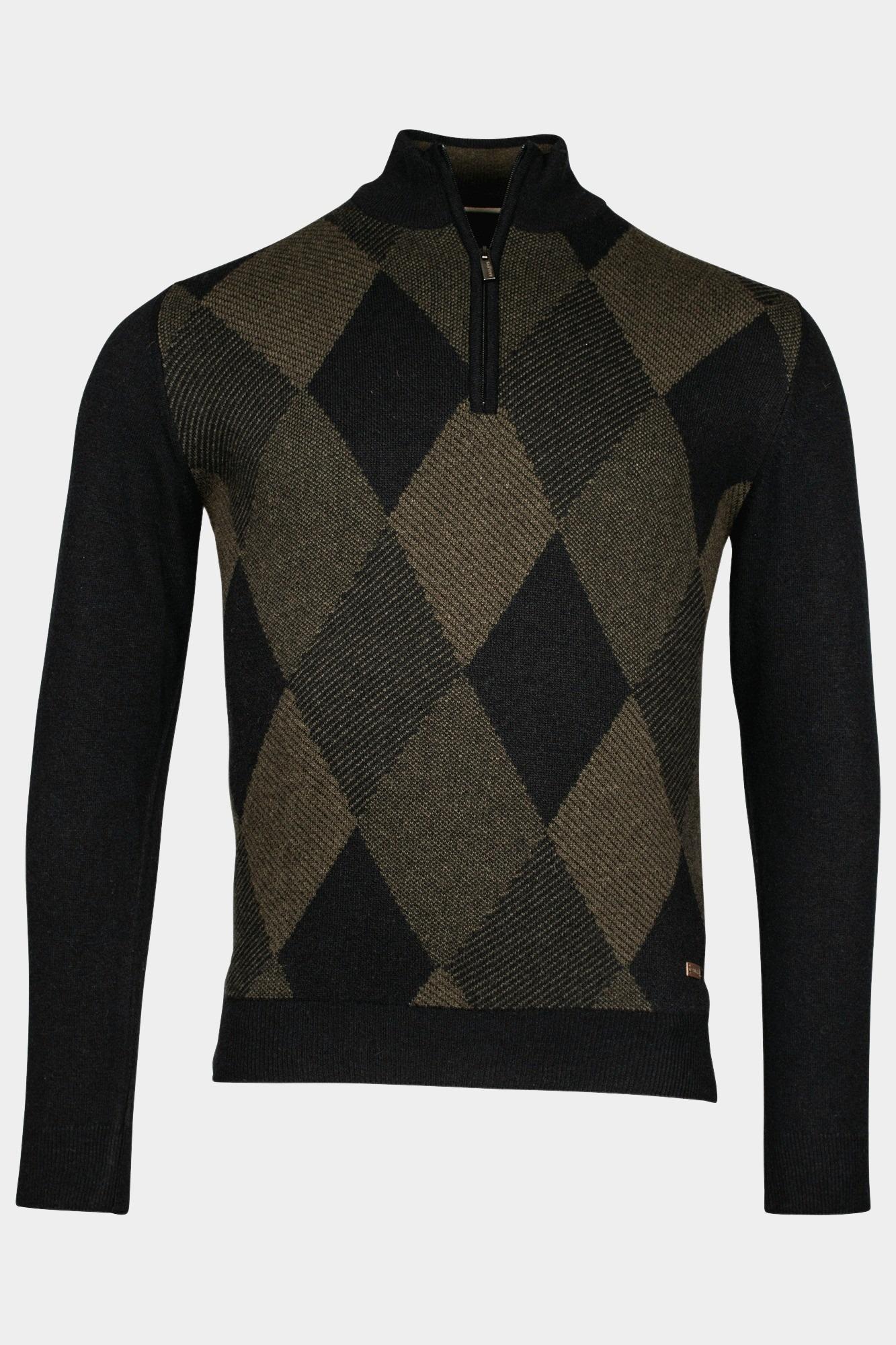 Baileys Half Zip Groen Pullover 1/2 zip 428486/751