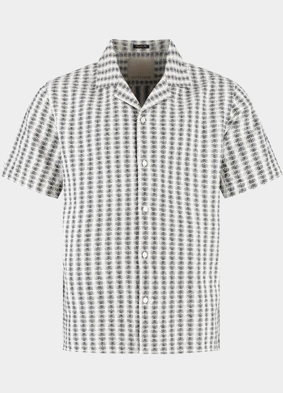 Dstrezzed overhemd korte mouw heren Blauw DS_Lucas Resort Shirt 311512/649