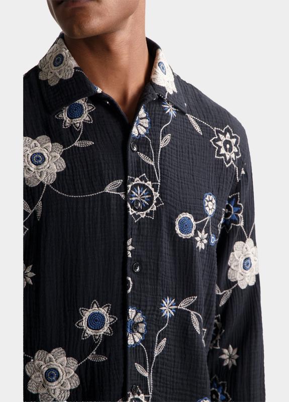 Dstrezzed Overhemd heren Zwart DS_Aaron Shirt 303990/999