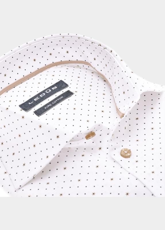 Ledub Business hemd lange mouw Wit  0701922/916-620-000