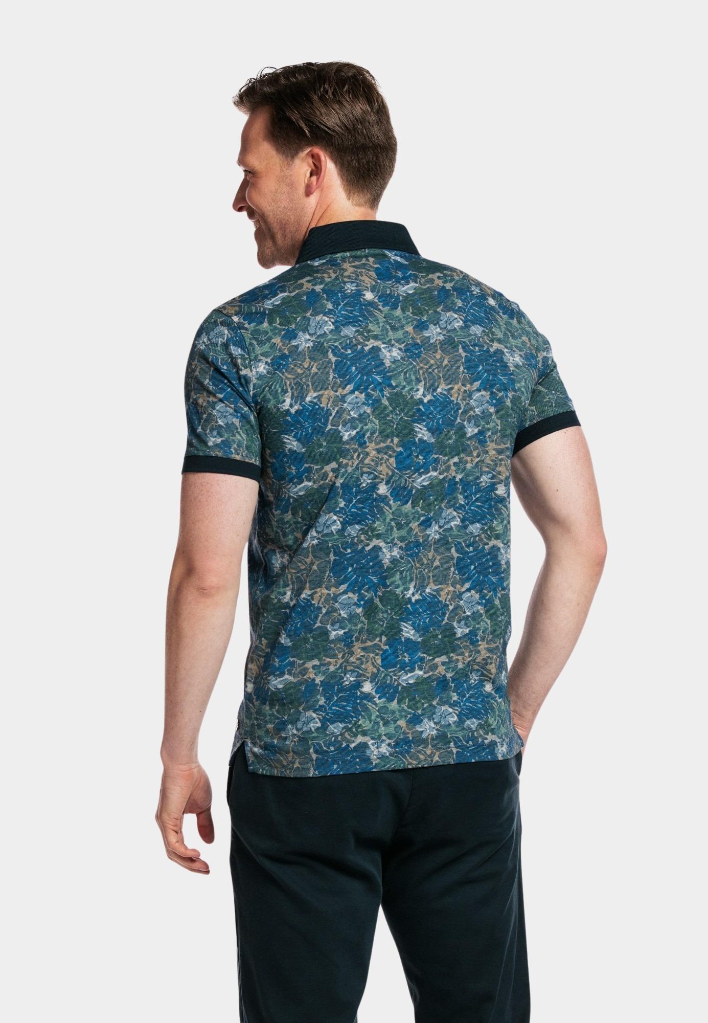 Baileys Polo korte mouw Groen Poloshirt Jersey, all over pr 415228/73