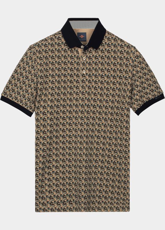 Baileys Polo heren Blauw Poloshirt 2-tone Pique, all o 615236/62