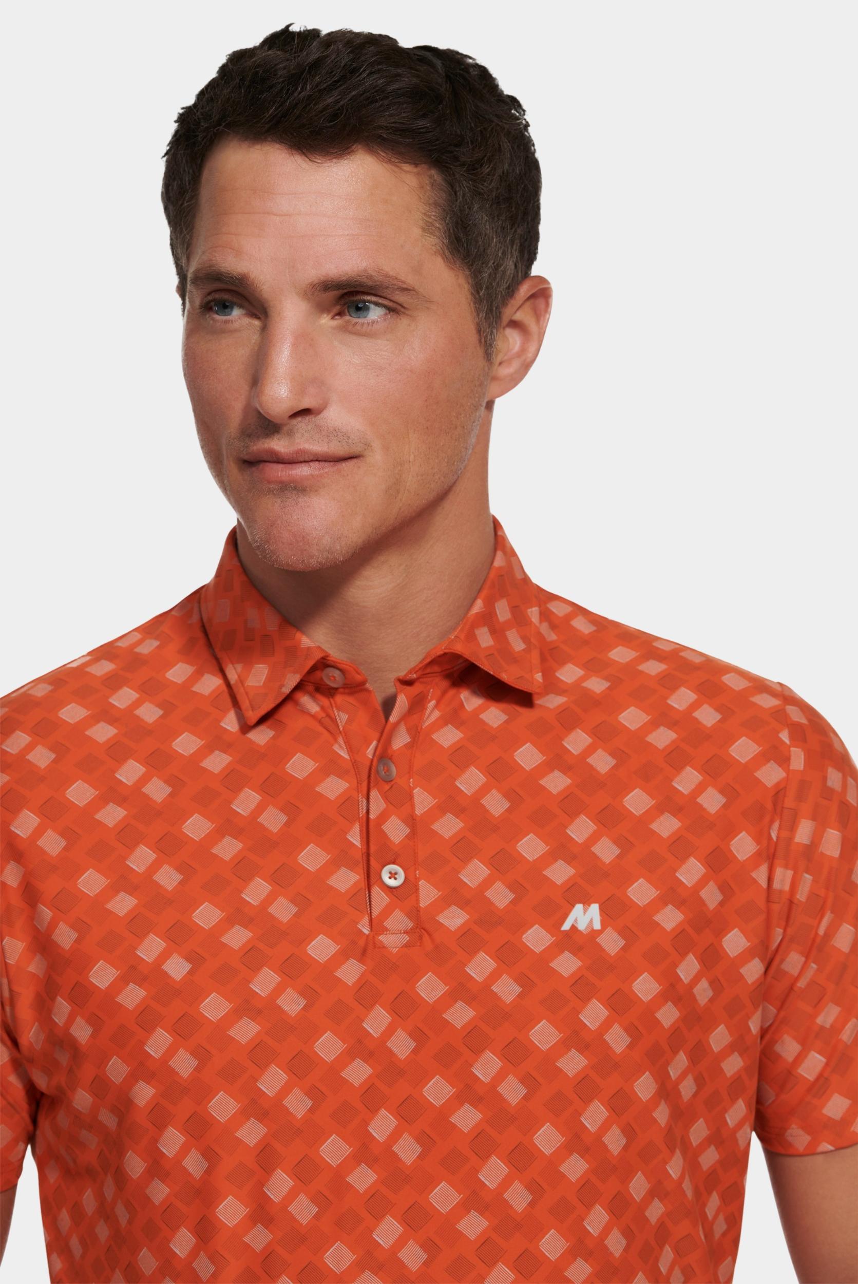 Meyer Polo korte mouw Bruin PHIL Art.9-9008 9539900800/45