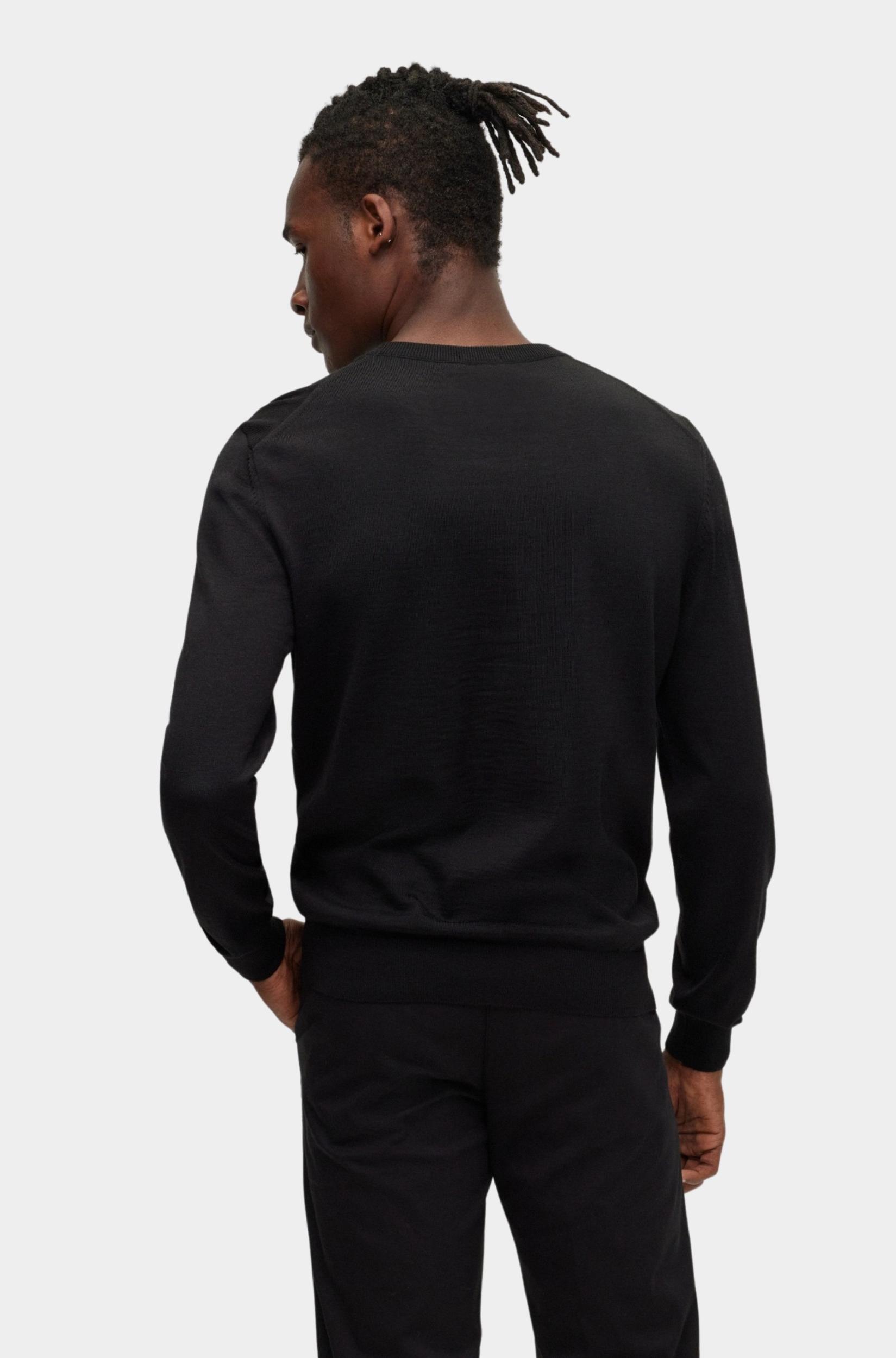 BOSS Black Pullover Zwart Baram-L 10243920 01 50476363/001