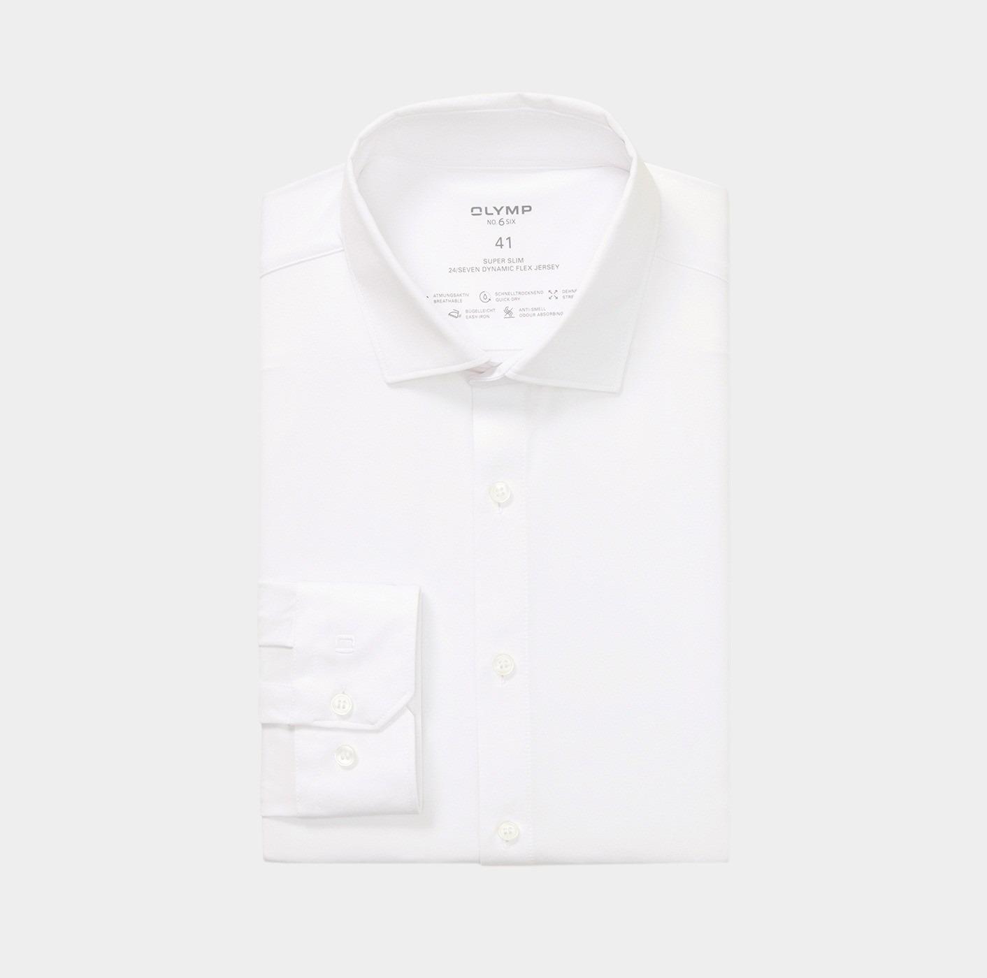 Olymp Business hemd lange mouw Wit 24/7 No. Six 258484/00