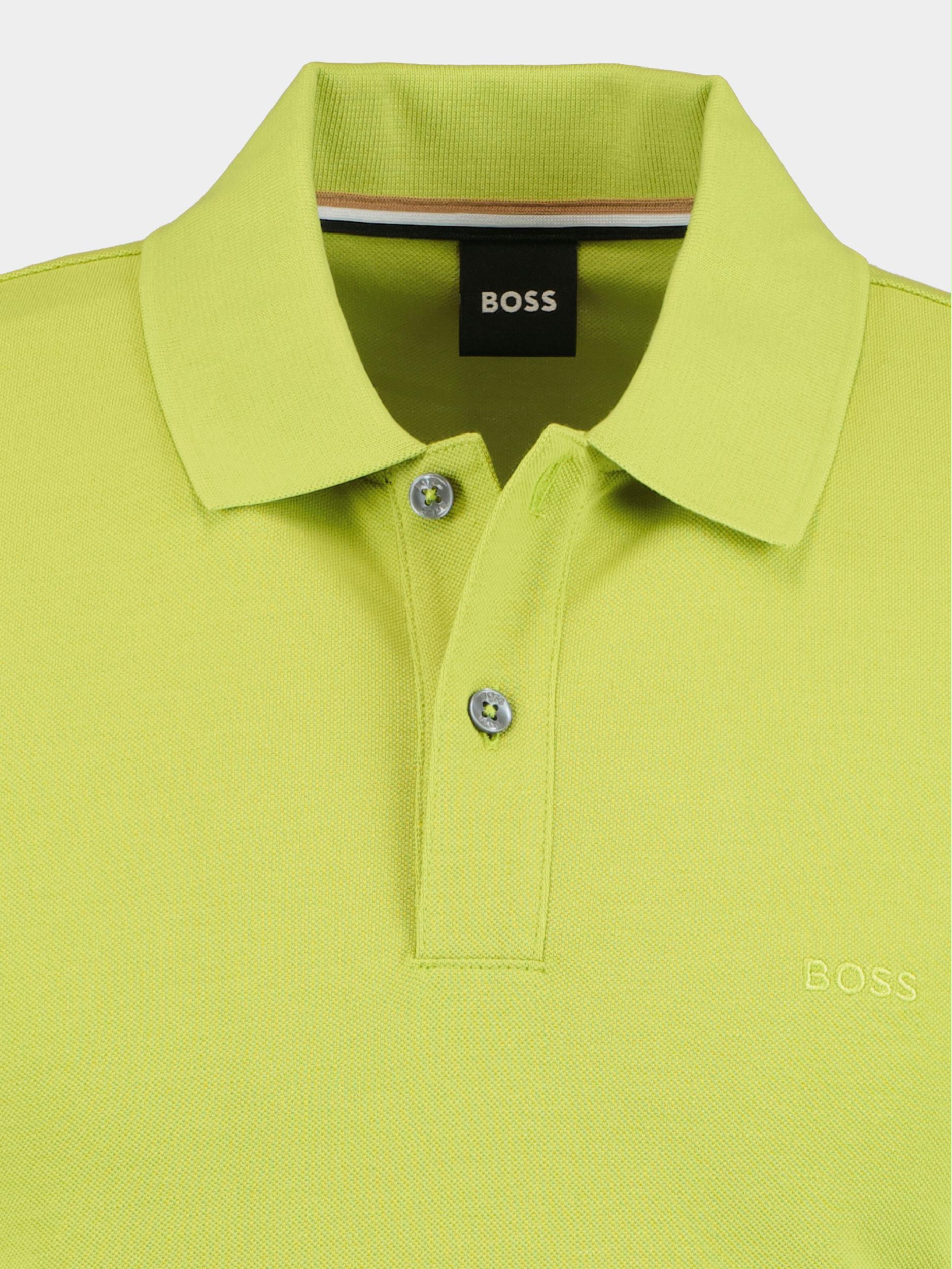 BOSS Black Polo korte mouw Groen Pallas 10241531 02 50468301/317