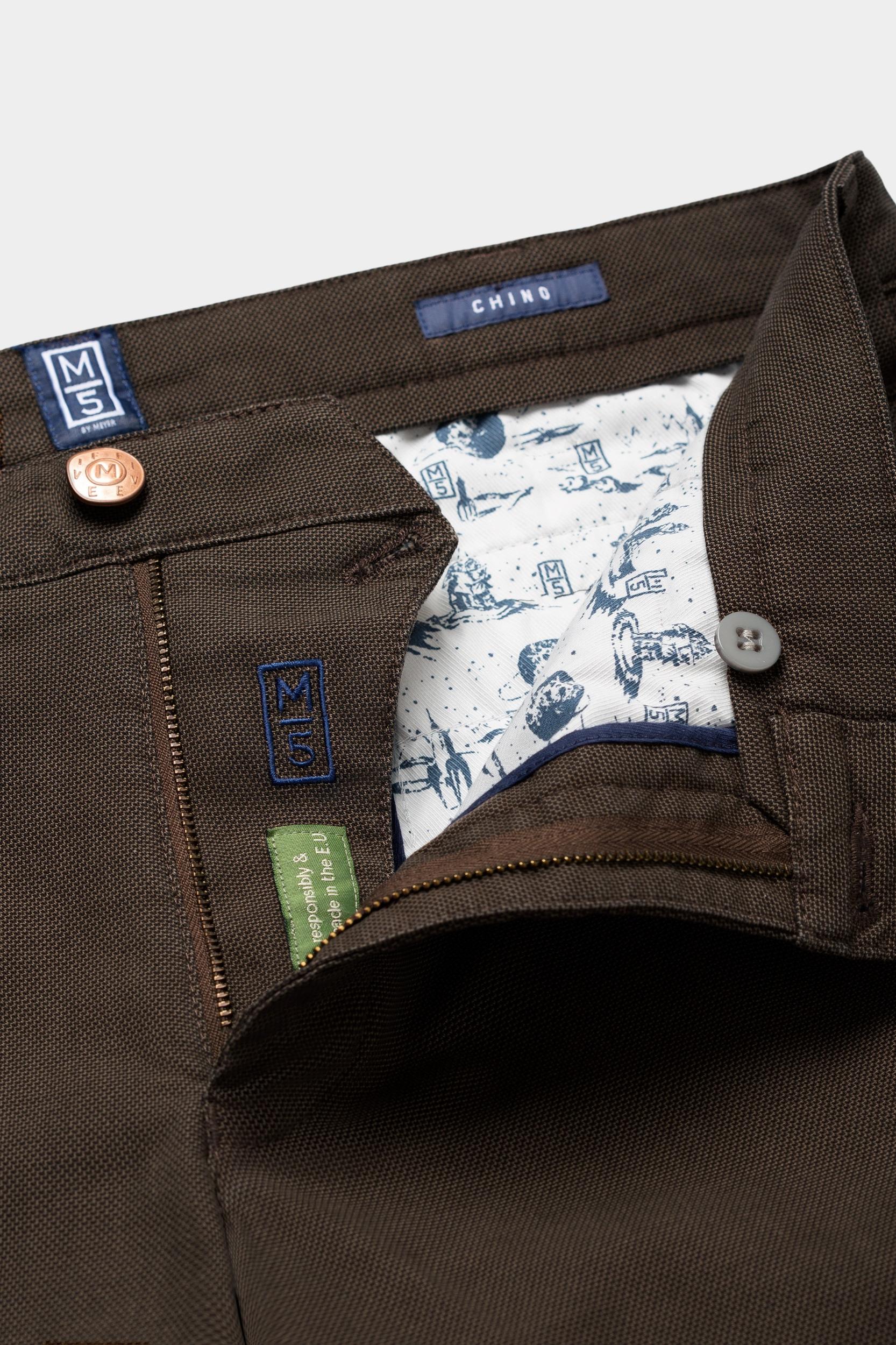 Meyer Katoenen Broek Beige CHINO Art.2-6171 3642617100/34