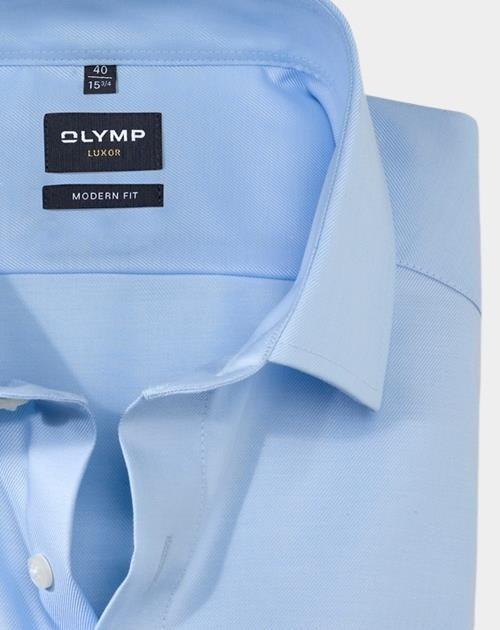 Olymp Business hemd lange mouw Blauw 0745/64 Hemden 074564/10